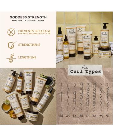 Carol's Daughter Goddess Strength Hair Care Gift Set - Shampoo, Conditioner, Leave In Conditioner & Treatment Oil with Castor Oil | Sulfate Free | 4 Products - Buy Online on SooperMarket.com