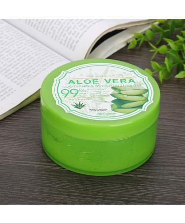 Buy Organic Aloe Vera Gel 300g - Soothing Moisture Cream for Sunburn & Dry Sensitive Skin - Ideal for Face & Body - Buy Online on SooperMarket.com
