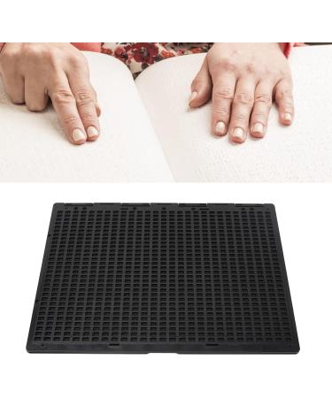 Braille Slate Braille Stylus Writing Slate 27 Lines 30 Cells Braille Writing Slate Plastic Braille Aids with Stylus for Blind - Buy Online on SooperMarket.com