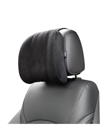Forbell car headrest neck pillow accessories pillow memory cotton car accessories headrest pillow headrests headrest pillow for car suede black