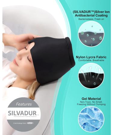 Ultimate Migraine Relief Mask | Cooling Cap & Gel Pads for Headaches - Buy Online on SooperMarket.com