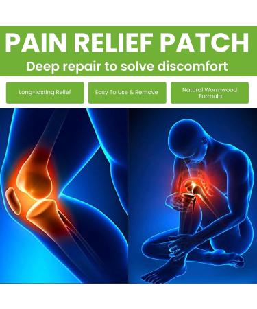50pcs Wormwood Pain Relief Patch - Moxibustion Heat Paving for Knee Back & Neck Sore Muscles - Buy Online on SooperMarket.com