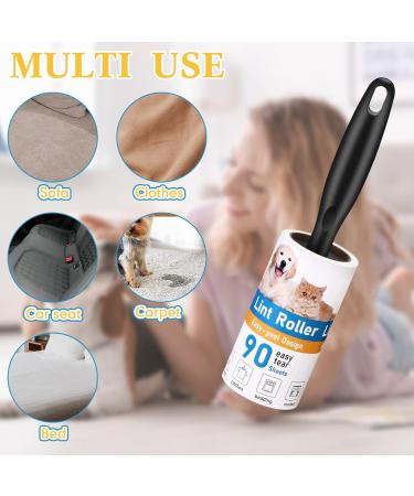 2700 Sheets Extra Sticky Lint Rollers for Pet Hair - Portable Remover Brush with 10 Handles & 30 Refills - Ideal for Couch Clothes Furniture & Carpet - Dog & Cat Hair Removal - Buy Online on SooperMarket.com