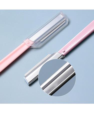4-Piece Eyebrow Razor & Facial Hair Remover Set | Multi-Purpose Dermaplaning & Cosmetic Care for Men & Women - Portable Hair Clipper - Buy Online on SooperMarket.com