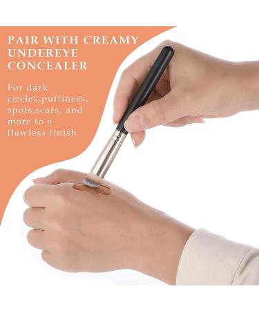 WLLHYF Concealer Brush Foundation Brush Eye Mini Angled Flat Top Kabuki Nose Contour Brush - Long Makeup Tool - Buy Online on SooperMarket.com