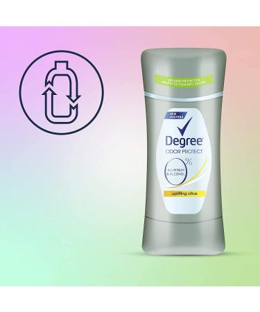 Degree 0% Aluminum Free Deodorant for Women - 48H Odor Protection, Uplifting Citrus, Pack of 4 (2.6 oz) - Buy Online on SooperMarket.com