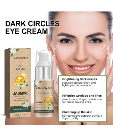 Eye Cream for Dark Circles and Puffy Eyes Jasmine Anti Wrinkle Eye Cream Anti Aging Under Eye Cream Collagen Eye Cream to Revitalise the Eye Area Eye Bags Remover Instant Eye Tightener - Buy Online on SooperMarket.com