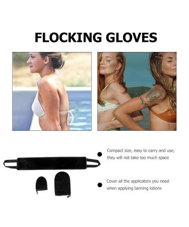 Buy Beaupretty 3pcs Flocked Oiled Fingerless Gloves - Tanning Applicator & Exfoliating Mitt Kit for Perfect Tan | International Shipping Available - Buy Online on SooperMarket.com