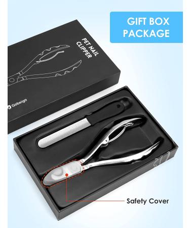 Gobeigo Professional Dog Nail Clippers - Heavy Duty Trimmer with Sharp Steel Blade for Large Dogs and Cats - Ergonomic Non-Slip Handles Included - Buy Online on SooperMarket.com