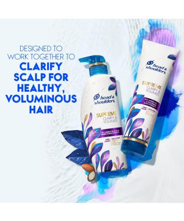 Head and Shoulders Supreme Clarify & Volumize Shampoo and Conditioner Dual Pack 350ml Shampoo + 278ml Conditioner Shampoo and Conditioner Set - Buy Online on SooperMarket.com