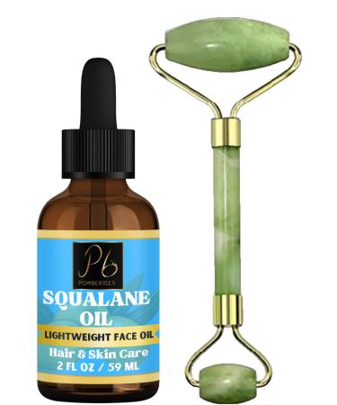 Squalane Oil Pure Plant-Based Squalane Oil for Face Body Skin Care Squalane Face Oil Anti-Aging Moisturizer Firming & Plumping Face Oil Natural Skin Care Lightweight & Non-Greasy Face Oil
