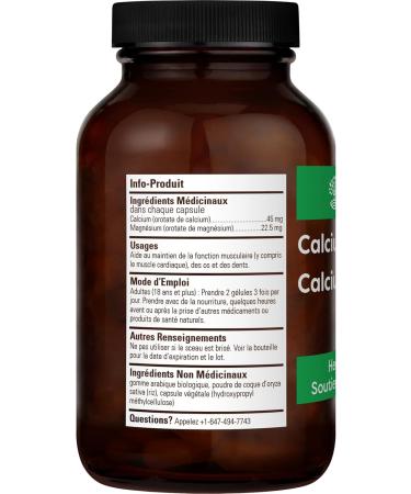 Global Healing Calcium & Magnesium Supplement - Maximum Absorption To Support Healthy Bones and Teeth - 120 Capsules - Buy Online on SooperMarket.com