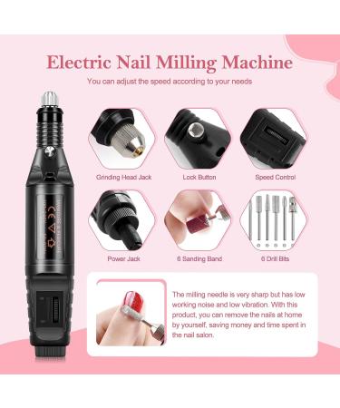 COSCELIA 10PC Multi-Color UV Nail Polish Set with 36W Nail Dryer & Poly Extension Gel Kit | Complete DIY Manicure Accessories for Home & Salon #0179 - Buy Online on SooperMarket.com