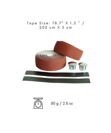 Vincita Comfort Road Bike Handlebar Tape - Pu and Eva Material - Shock Absorbing - Brick Color - Buy Online on SooperMarket.com