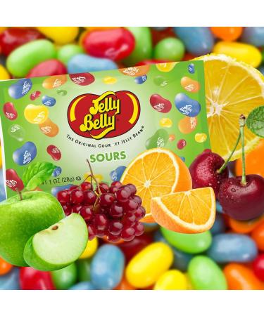 Jelly Belly Sour Gourmet Jelly Beans 28g 6 Pack : Christmas & Holidays Candy - Vegan Candy Dairy Free Snacks Gluten Free Kosher Candy Stocking Stuffers for Teens Peanut-Free Candy Treat for Kids & Families Sweet Snack Alternative Assorted - Buy Online on SooperMarket.com