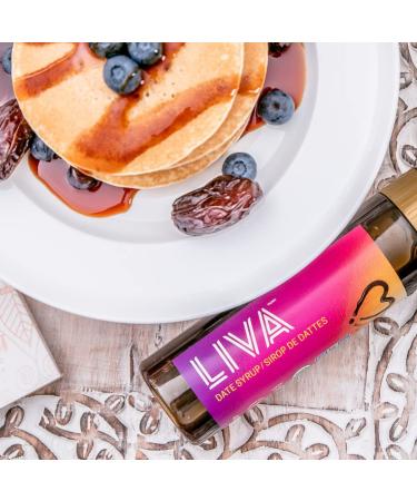 Organic LIVA Pure Date Syrup - Non-GMO, Gluten Free, Vegan - 400g Bottle | Source of Fibre - 1 Count - Buy Online on SooperMarket.com