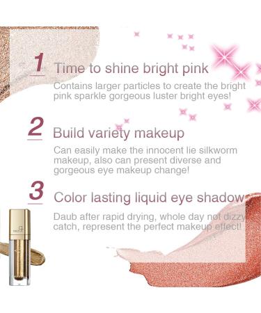 Glitter Eyeshadow & Eyeliner Pen Set - Gold | Long Lasting, Waterproof & Quick Drying - Buy Online on SooperMarket.com
