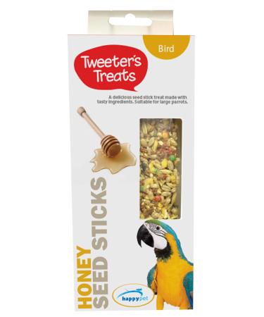 Tweeter's Treats Seed Sticks for Parrots - Honey 100 g (Pack of 1)