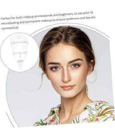 Healeved 1pc Measure Tool Eyebrow Template Shaping Tool Eyebrow Stencil Positioning The Brush Make up - Buy Online on SooperMarket.com