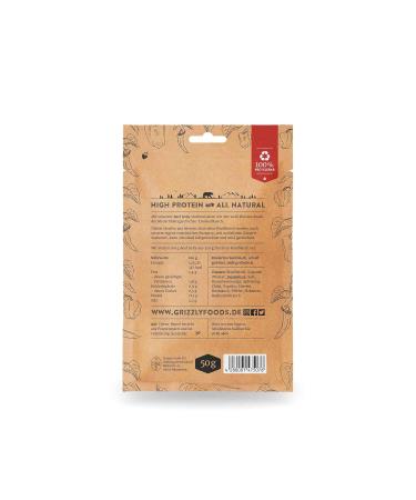 Buy German Beef Jerky - Pack of 5 (250g) | Premium Dried Beef | Burn Baby Burn - International Shipping Available - Buy Online on SooperMarket.com