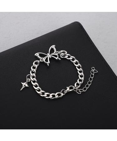 Shop Stylish OralGos Fashion Butterfly Bracelet - Adjustable Hand Chain Jewelry Gift for Family - Buy Online on SooperMarket.com