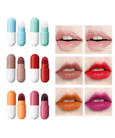 VigCebit Lip Pills lipstick waterproof durable matt lipstick Pills Lipstick Long Long Lasting Nude Red 24-H Stay on Matte Lipstick Bulk and Lip Liner Set Makeup Kit