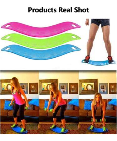 EMAIS Balance Board with Resistance Bands for Adults - Core Workout Yoga Board for Dancers & Athletes - Green - Buy Online on SooperMarket.com