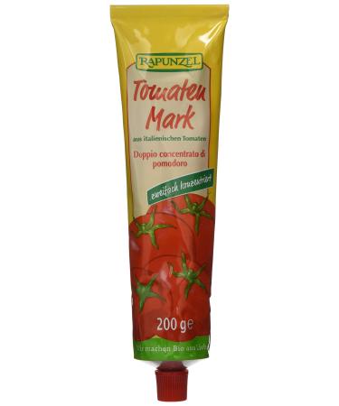 Rapunzel tomato paste 22% dry matter in a tube pack of 4 (4 x 200 g) - organic