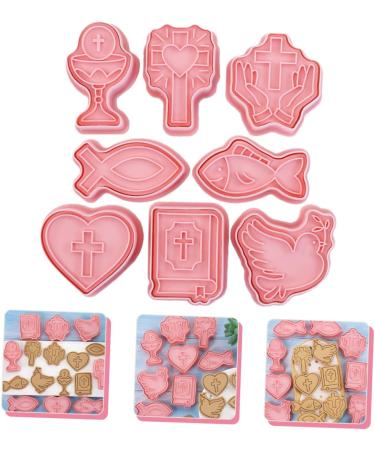 Alipis 8pcs Mold Cookie Baking Wedding Postage Stamps Fondant Cutters Chocolate Cookies Chocolate Biscotti Valentines Day Cookie Cutters Plastic Cat Food Candy Pudding Food Pp Dessert - Buy Online on SooperMarket.com