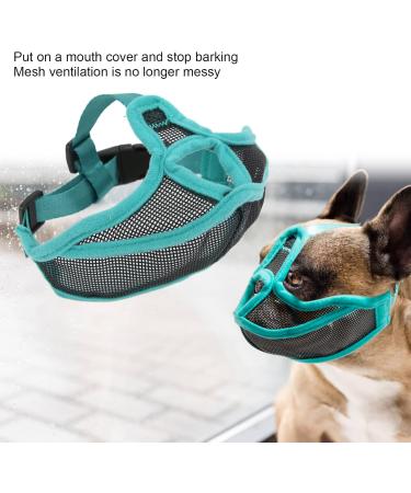 Dog Muzzle Short Snout Dog Muzzle Mesh Adjustable Breathable Anti Biting Bulldog for Anti-Biting Anti-Barking Licking(L) Large - Buy Online on SooperMarket.com