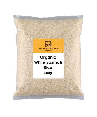 Organic White Basmati Rice 500g by Manor Springs Organic