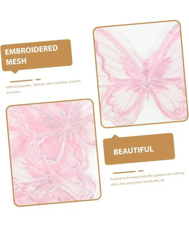 EXCEART 30pcs Mesh Butterfly Patch Dreses Handbags Bowknot Crafts Sewing Accessories Headgear Wedding Dress - Buy Online on SooperMarket.com