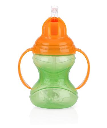 Nuby No-Spill Flip N' Sip Clik-It Cup with 360 Straw 8oz - Multicolor - Buy Online on SooperMarket.com