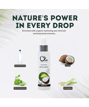 Ola Tropical Apothecary Coconut Scented Deep Sea Mist - 2 Fl Oz Coconut 2 Fl Oz (Pack of 1) - Buy Online on SooperMarket.com