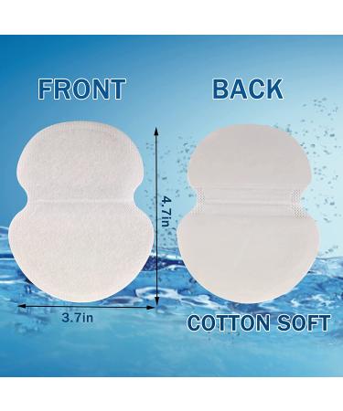 60 Pcs Pure Cotton Armpit Sweat Pads for Women and Men - Disposable, Comfortable, Extra Adhesive - Sweat Absorption - Non Visible - Unflavored - Buy Online on SooperMarket.com