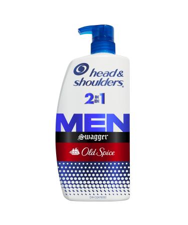 Head & Shoulders Old Spice Swagger Anti-Dandruff 2-in-1 Shampoo + Conditioner 835ML NEW Version 835 ml (Pack of 1)