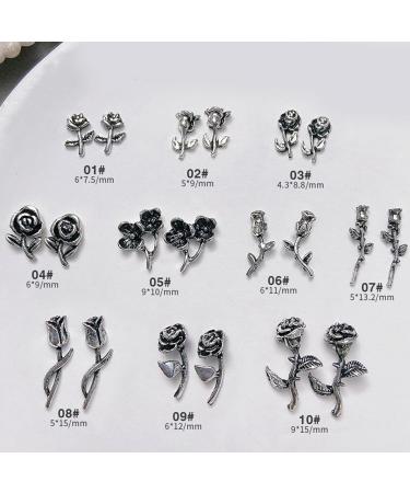 Nail Art Decoration Tips Ornament Metal Alloy Nail Art Decals Pendant Manicure Accessories Eye Catching For Girls Nail Art Accessories Decoration Decals Craft Supplies Jewelry For Girls Crystal B - Buy Online on SooperMarket.com