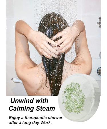 Candles and Cream Spearmint Shower Steamer Set - Aromatherapy for Stress Relief, Restore & Soothe Body (2-Pack) - Buy Online on SooperMarket.com