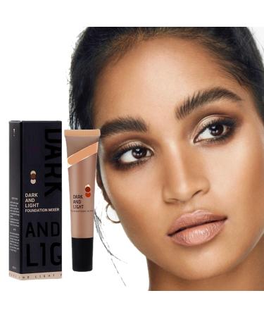 Nmbol Full Coverage Concealer Foundation Mixing Pigment Pigment Foundation Mixing Foundation Mixing Pigment for Adjusting Shade Coloror Foundation Mixer Light Easy to with Foundation