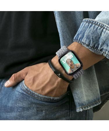 Fullife 6-Pack PC Matte Case with Tempered Glass Screen Protector Compatible with Apple Watch Series 6/5/4/SE Overall Shockproof Bumper for iWatch.40mm (Green/Blue/Red/Midnight/Starlight/transparent) Green/Blue/Red/Midnight/Starlight/Clear 40mm - Buy Online on SooperMarket.com