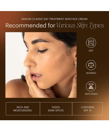 Buy Makari Classic Day Radiance Face Cream - Anti-Aging Dark Spot & Blemish Treatment - Moisturizer for Dry & Maturing Skin - 1.85 fl. oz | International Shipping - Buy Online on SooperMarket.com