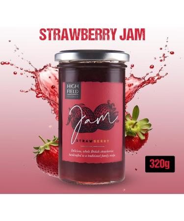Highfield Preserves Jam & Curd Pick N Mix - Choose From 8 Flavours | Blackberry Blackcurrant Gooseberry Passionfruit Raspberry Sicilian Lemon Strawberry Frutti - Pack of 3 - Buy Online on SooperMarket.com