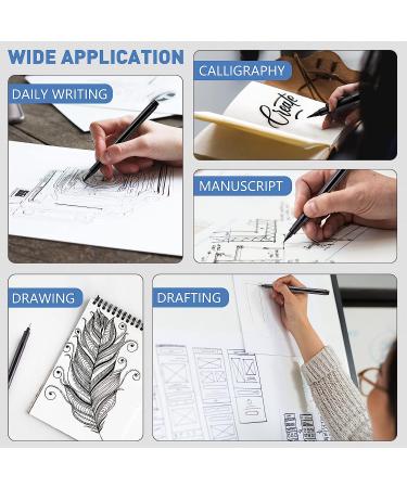YISAN Black Drawing Pens Set - 12 Art Fineliner Ink Micro-Pens for Sketching & Technical Drawing - Buy Online on SooperMarket.com
