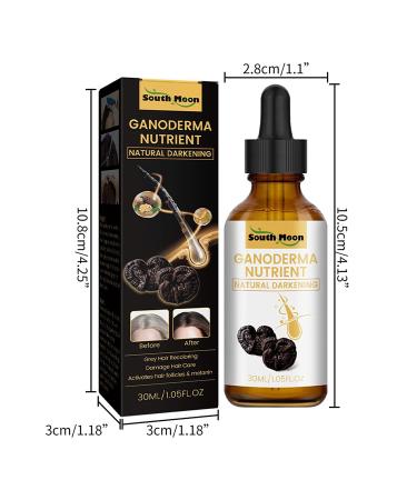 DARKA Pro Anti-Greying Hair Serum - Natural Hair Darkening Treatment for Youthful Appearance (3 Pcs) - Buy Online on SooperMarket.com