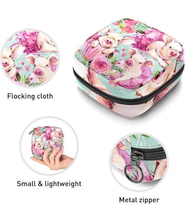 Anna Cowper Flower Sanitary Napkin Storage Bag - Multi-colored Portable Period Pouch for Women and Teens - Buy Online on SooperMarket.com