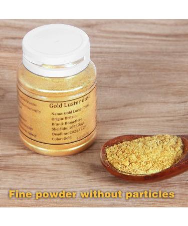 HomeHere Luster Powder Dust Edible Cake Dust  1oz/28.3g Golden - Buy Online on SooperMarket.com