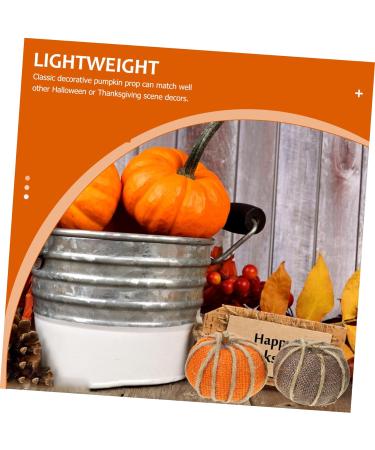 Alipis 8pcs Mini Pumpkin Artificial Fake Pumpkins Fall Pumpkin Models Artificial Fruit Props Fall Autumn Pumpkins Simulated Pumpkin Model Realistic Fake Pumpkins Vegetable Foam Halloween - Buy Online on SooperMarket.com