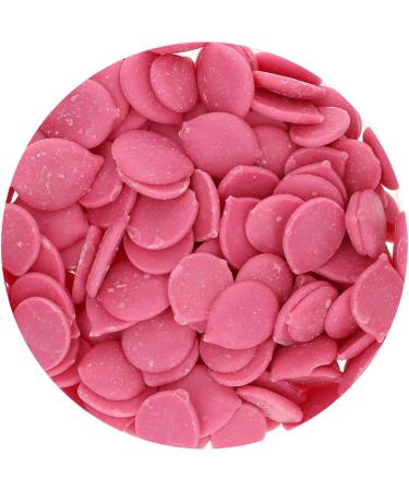 FunCakes Deco Melts Raspberry Flavour - Melt in Microwave Pour in Every Shape Make Candy Drip Cakes Lollipops and Decorate Cakes Cookies and Cupcakes. AZO Free. 250 g - Buy Online on SooperMarket.com