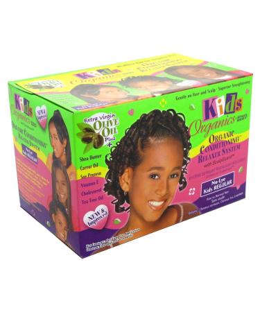 Africa's Best Relaxer Kids Organics Normal Hair Kit