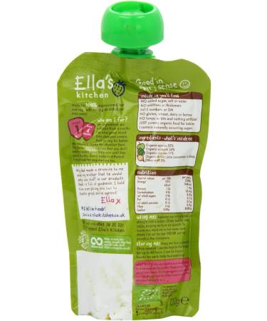 Ella's Kitchen Organic Spinach Apples & Swede Stage 1 120g - Buy Now at [Your Company Name] - Buy Online on SooperMarket.com